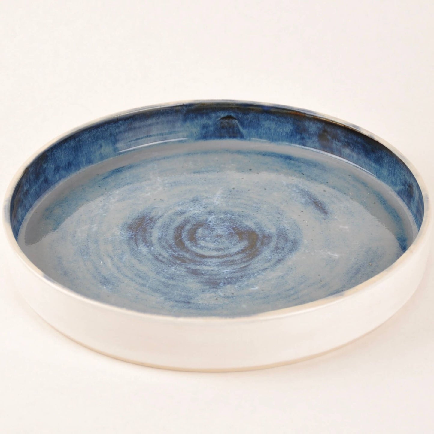 Hunkydory Ceramics Large Serving Dish in 'Mottled Blue' Glaze
