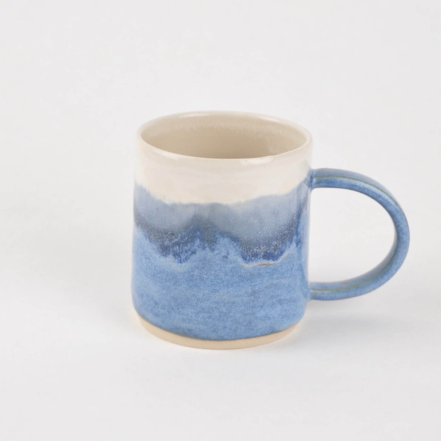 Hunkydory Ceramics Tall Mug with 'Blue Waves' Glaze
