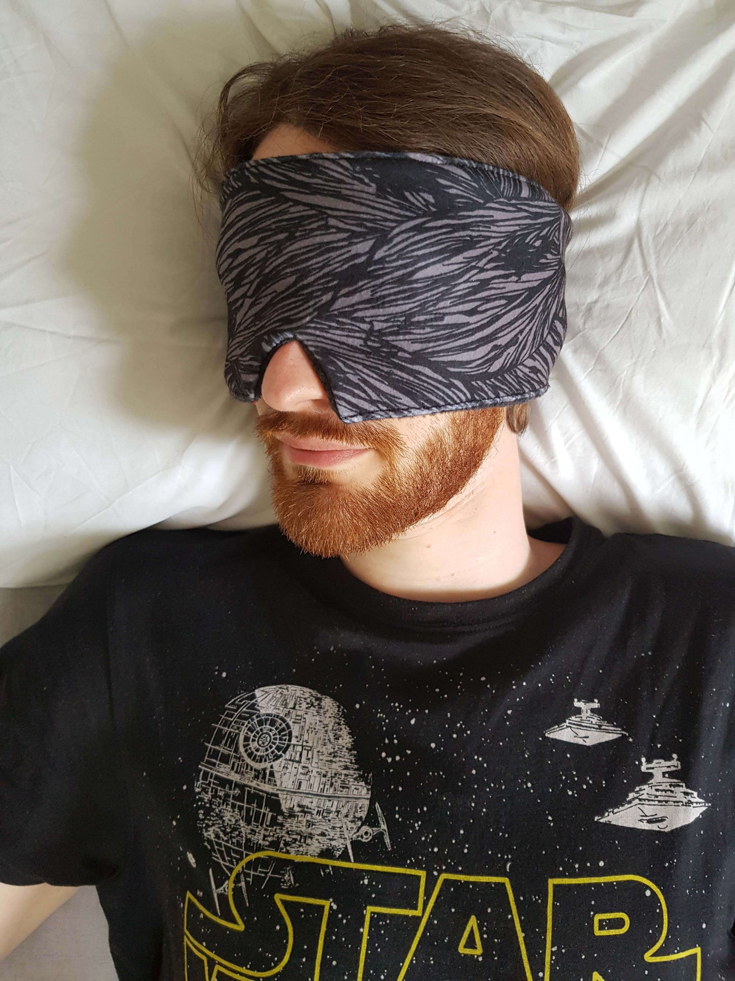 Ilke Usluca Design Sleep Mask Black Calm Wrap Unisex Sleep Mask
