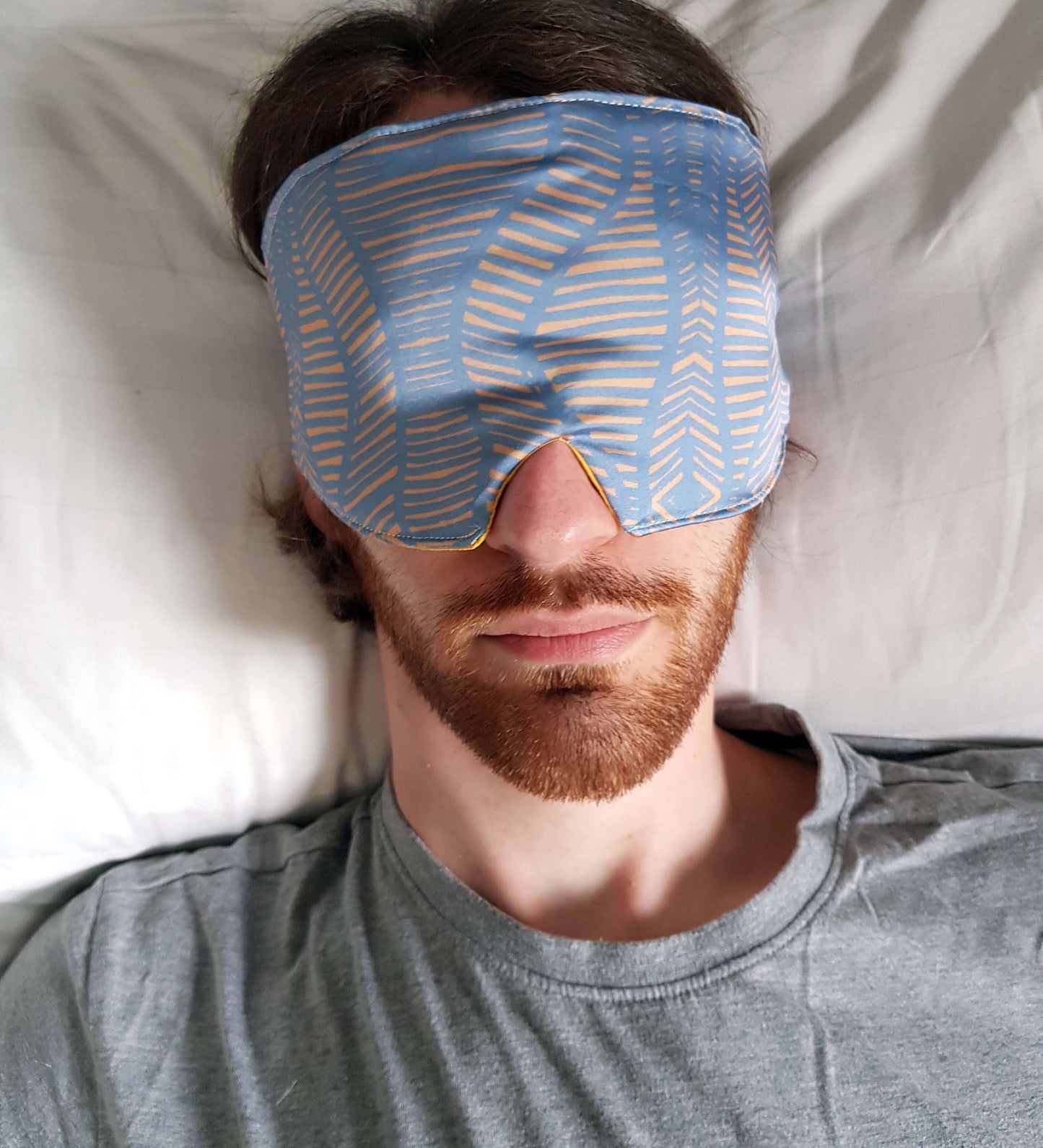Ilke Usluca Design Sleep Mask Reversible Pearl Sleep Mask