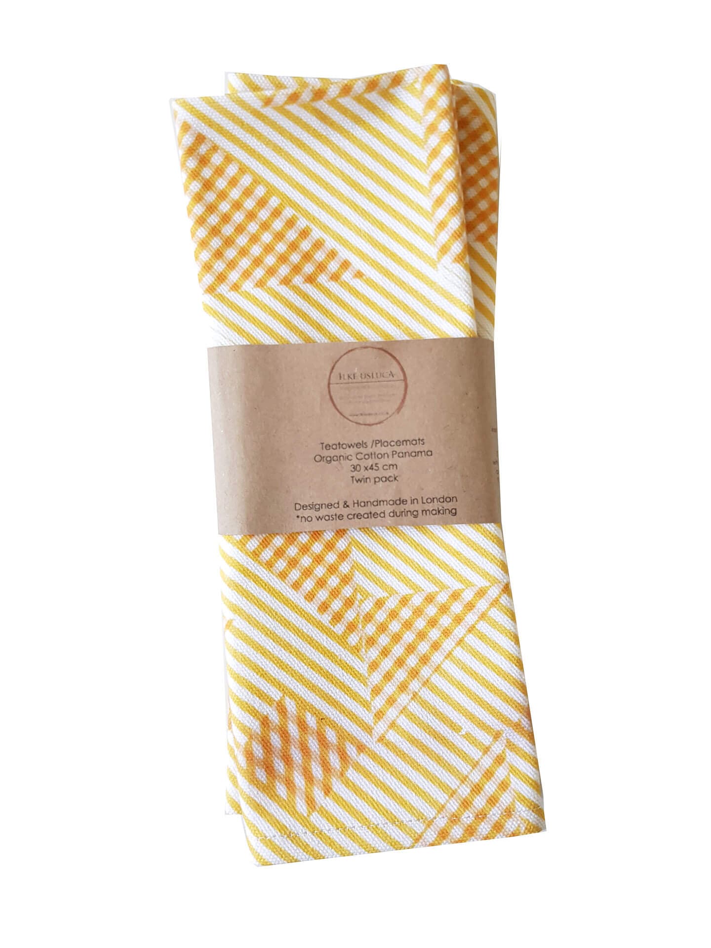Ilke Usluca Design Tea Towel Tea Towel set in 'Sunshine' Print