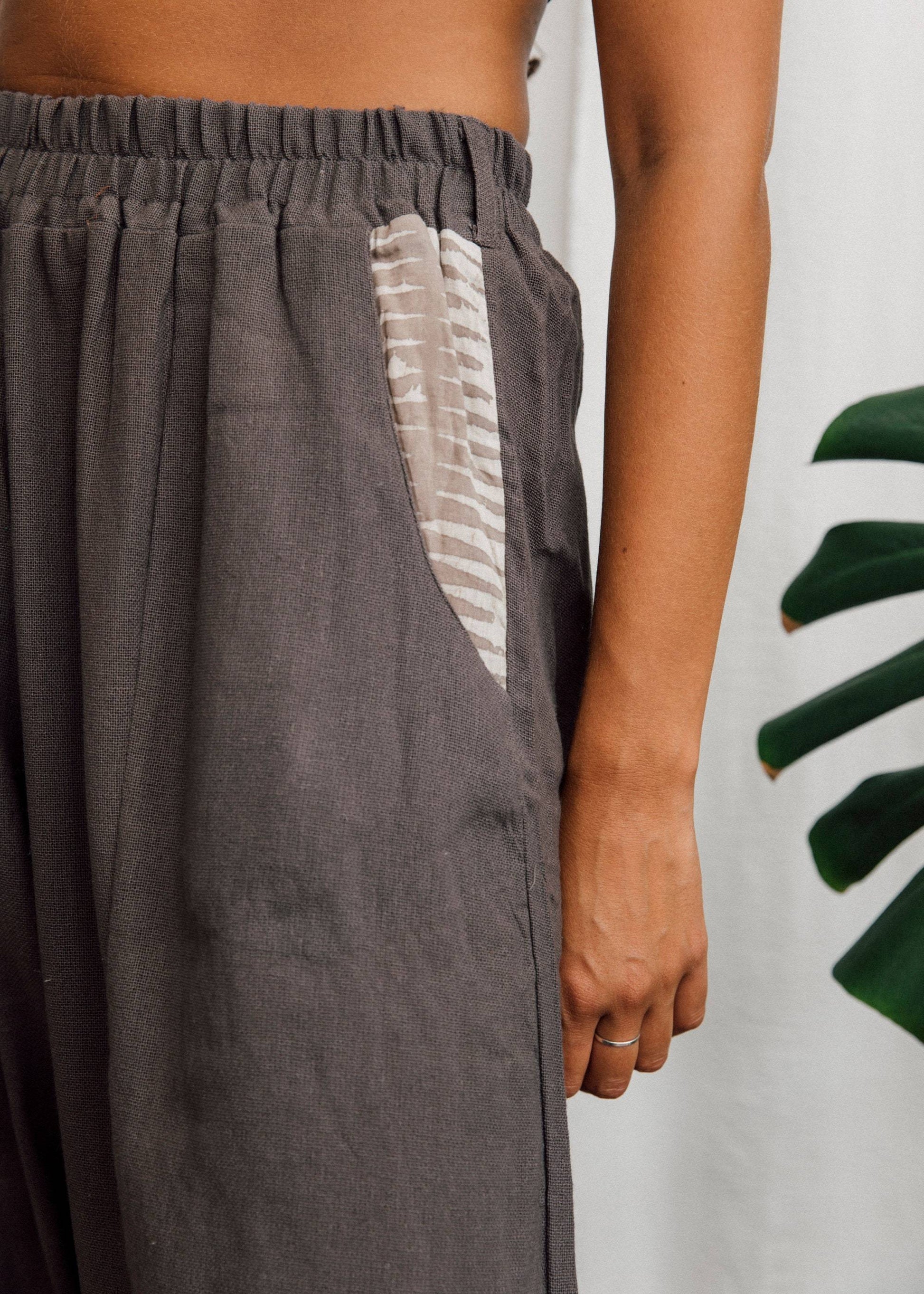 Trousers Inka Harem Trousers - Grey - UK 8-14 homeware shops bristol gift shops bristol Inka Free