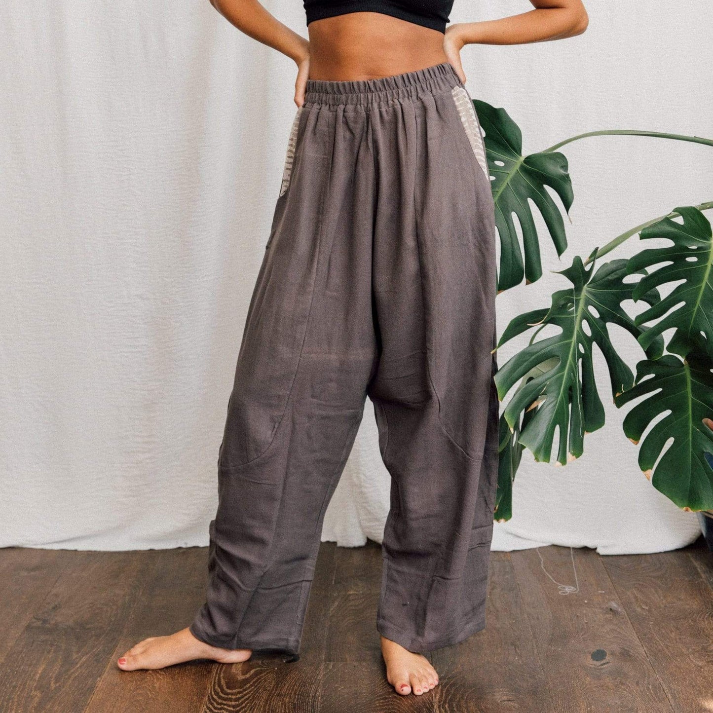 Trousers Inka Harem Trousers - Grey - UK 8-14 homeware shops bristol gift shops bristol Inka Free