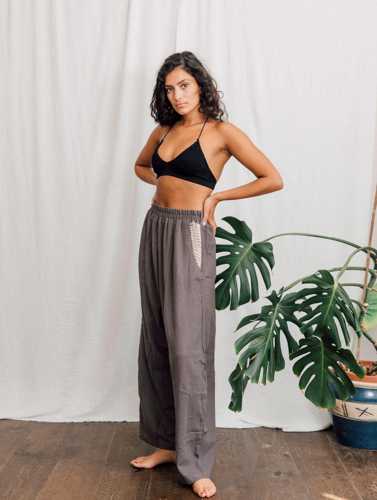 Trousers Inka Harem Trousers - Grey - UK 8-14 homeware shops bristol gift shops bristol Inka Free
