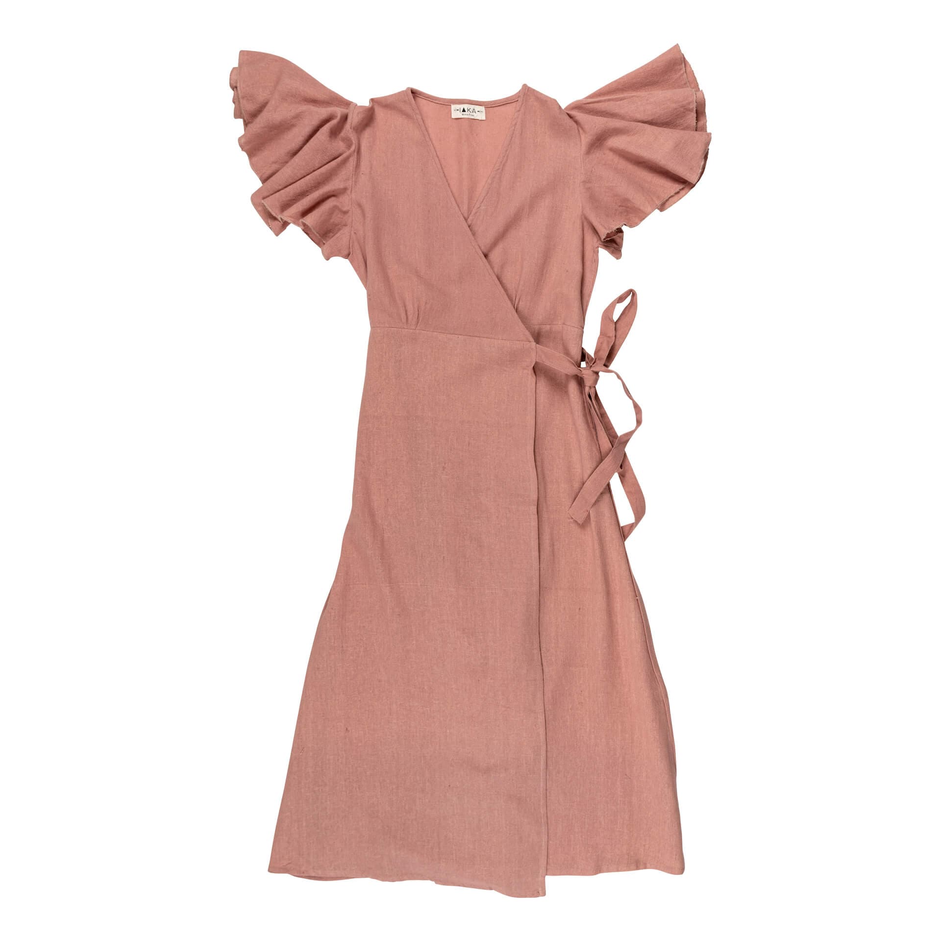 Inka Free Cothing Inka Wrap Dress - Dusty Pink