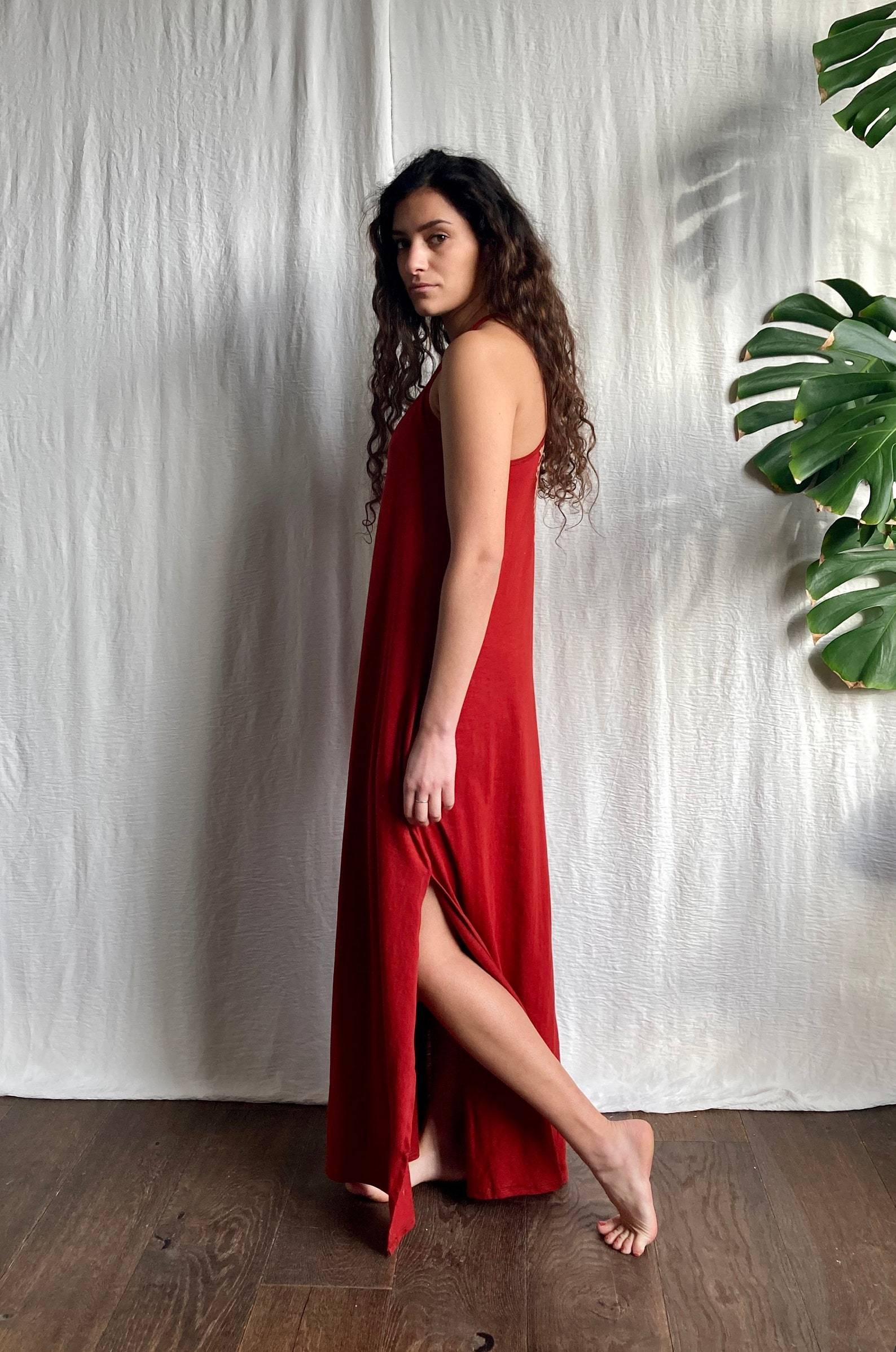 Inka Free dress Bamboo Dress - Red