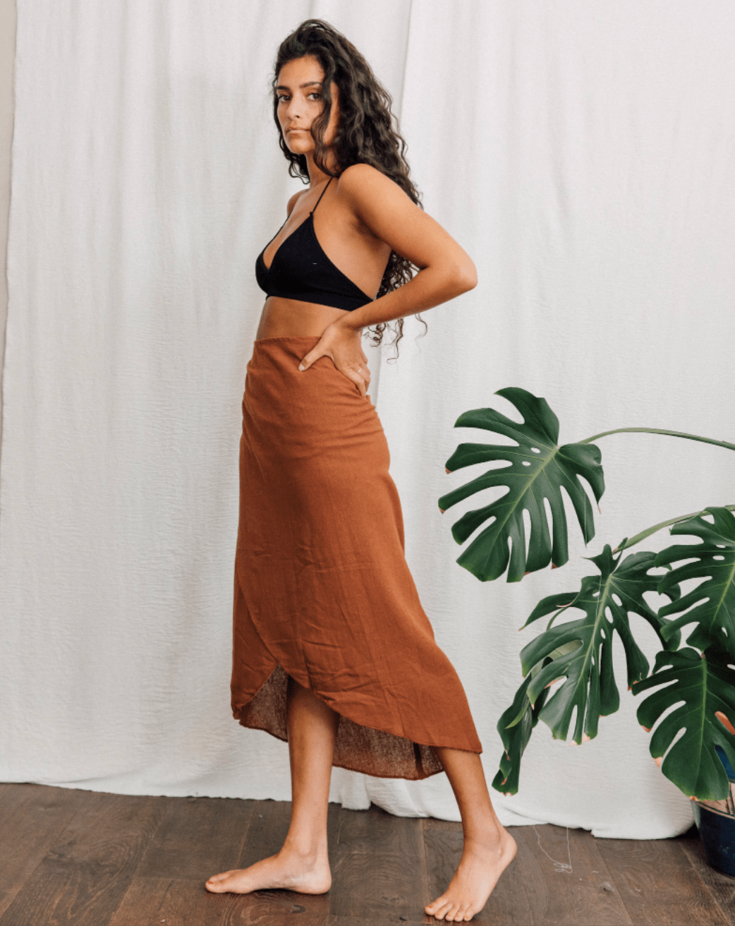 Inka Free skirt Inka Wrap Skirt - Rust