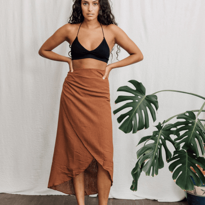 Inka Free skirt Inka Wrap Skirt - Rust