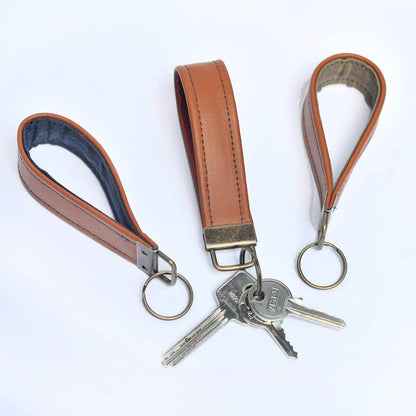 Lauren Holloway Key ring Recycled Leather Keychains