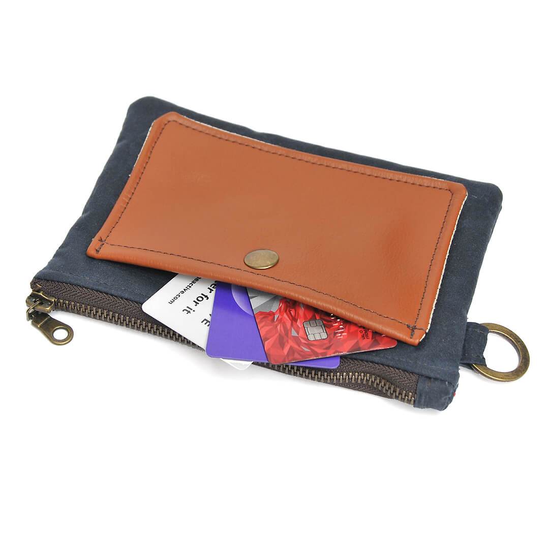 Lauren Holloway Purse / Wallet Recycled Leather Travel Pouch