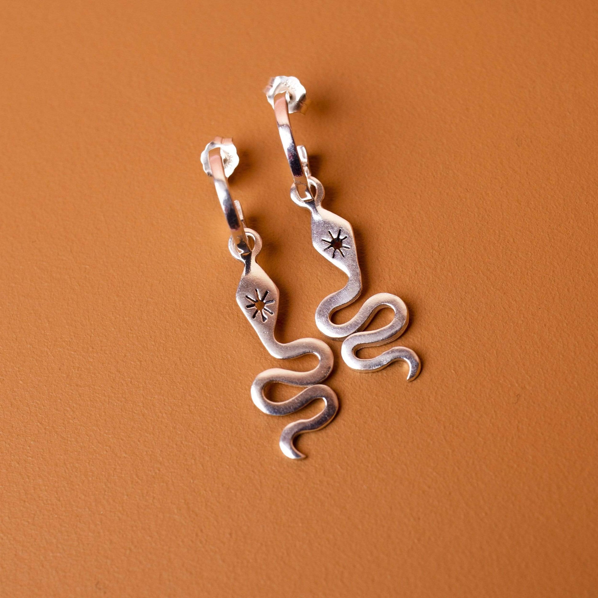 Lima Lima Eco Silver Serpent Mini Hoops