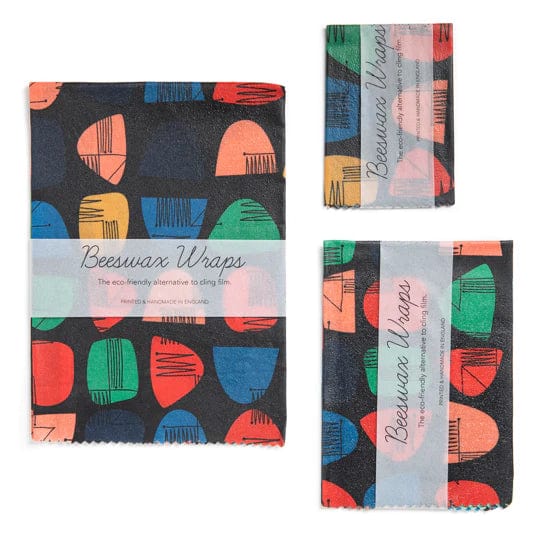 Lucas Loves Beeswax Food Wraps - 'Millie' in Black