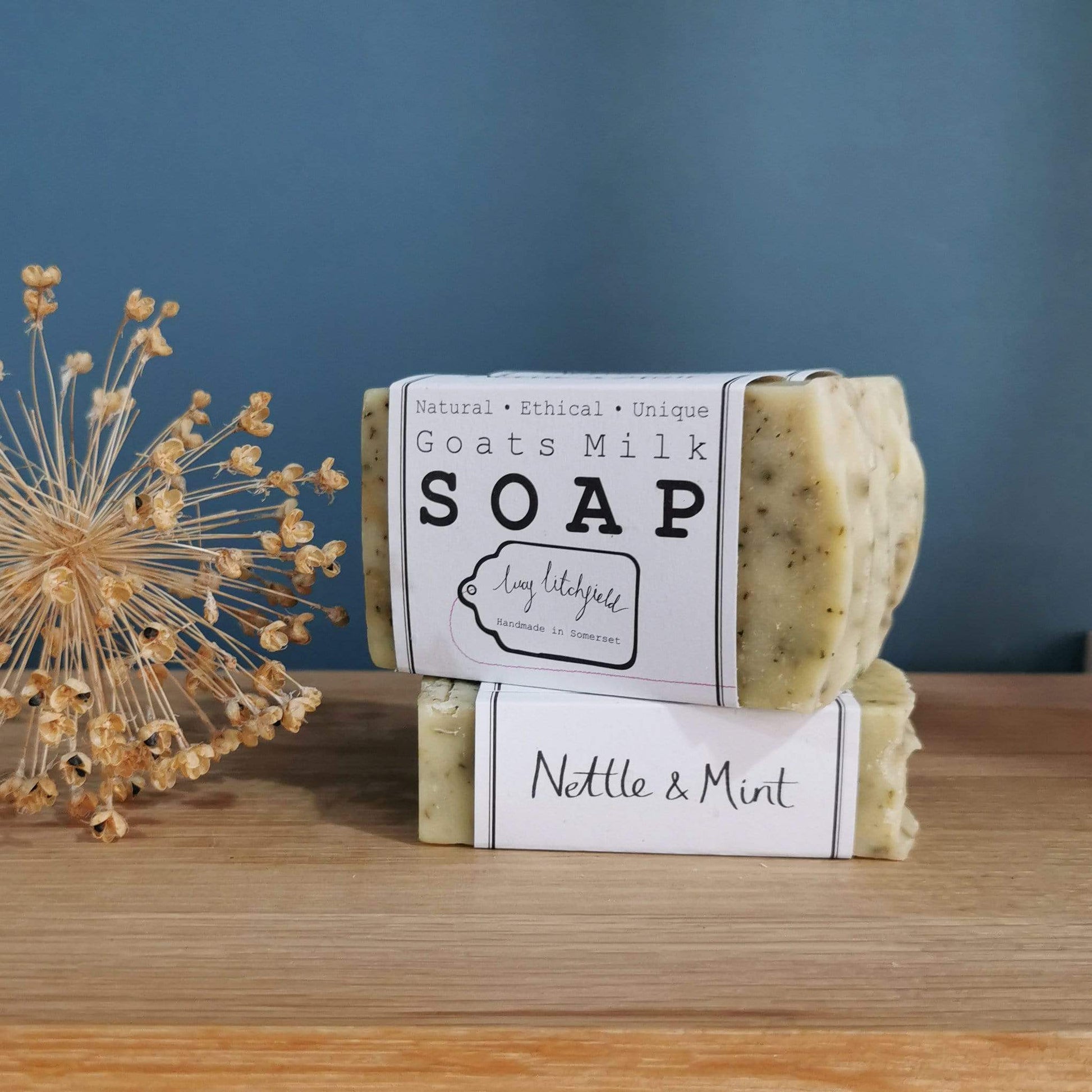 Lucy Litchfield Skin & Body Nettle and Mint Moisturising Soap (various)