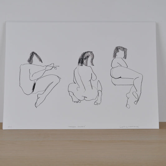 Lucy Litchfield Three Nudes Print
