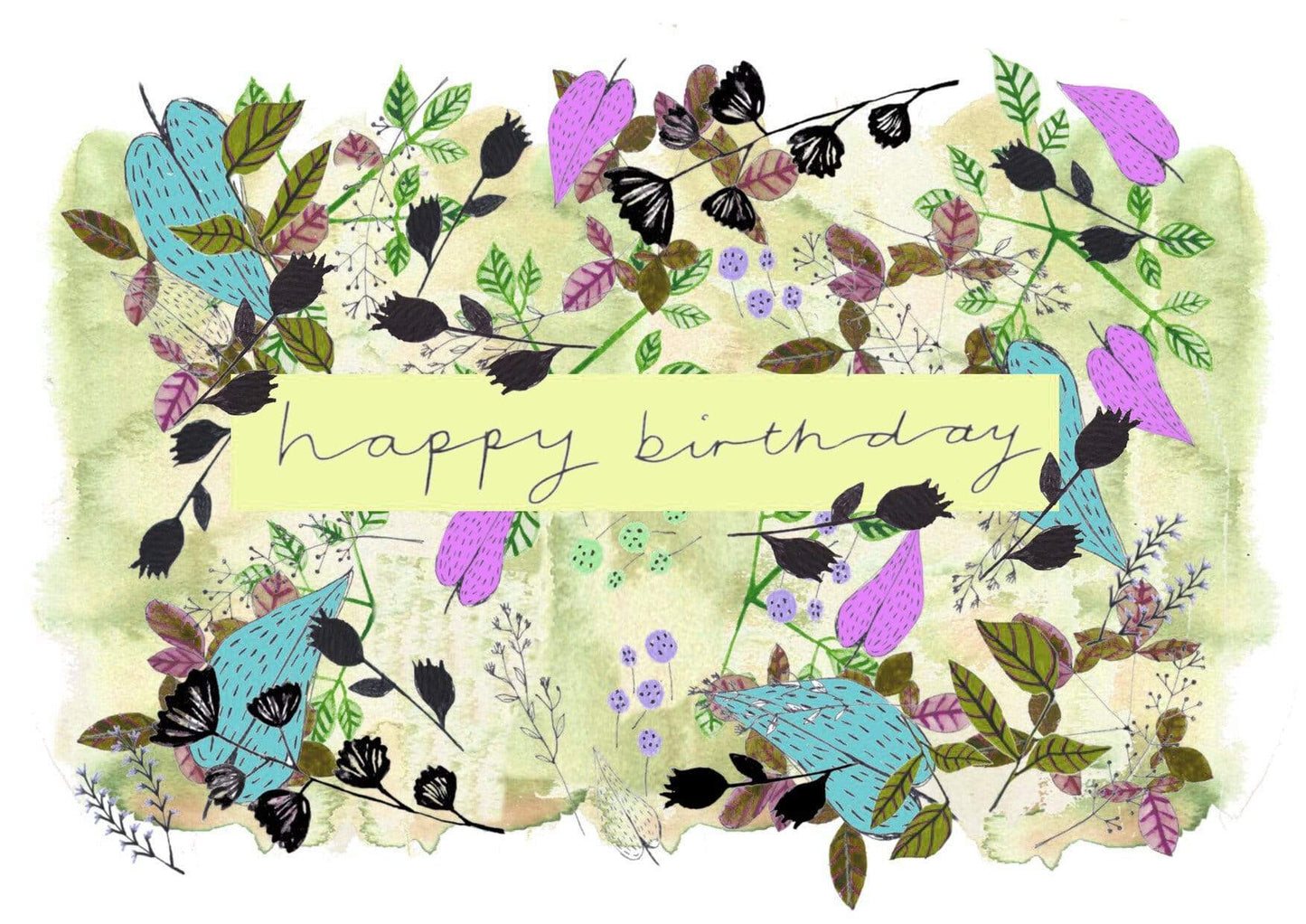 Mary's House Designs Greetings Card Happy Birthday Card (FK24)