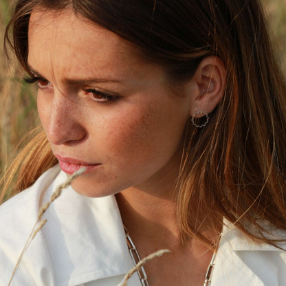 Earrings Ondulée Mini Earrings in Eco Silver or Gold homeware shops bristol gift shops bristol Olivia Taylor