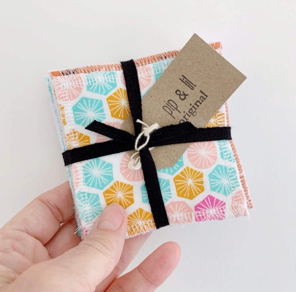 Pip & Lil Face Wipes Reusable Face Wipes - Geometric Patterns