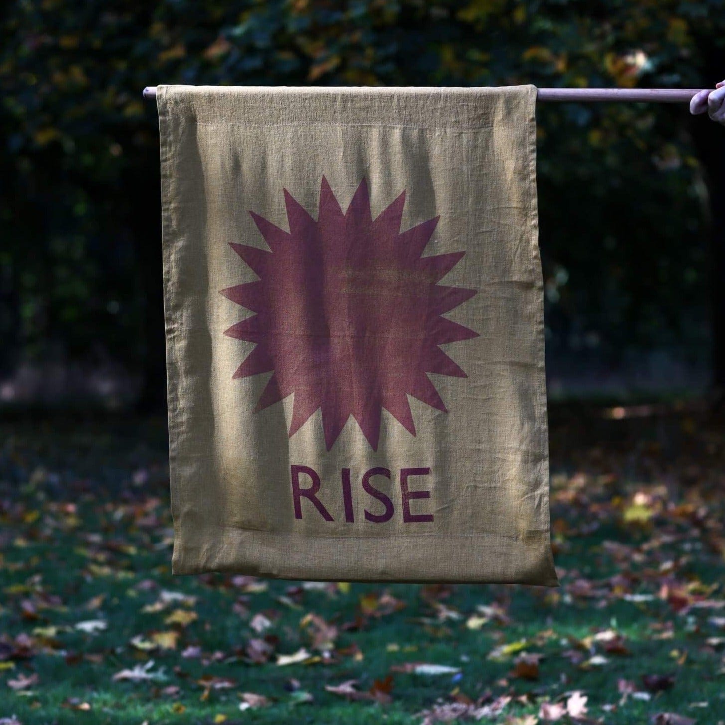 PRIOR SHOP Rise Fabric Banner