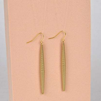 Quazi Design Earrings Bead Earrings (Gold & Half Colour)