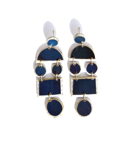 Earrings Recycled Paper Nokuthula Earrings (Various Colours) homeware shops bristol gift shops bristol Quazi Design