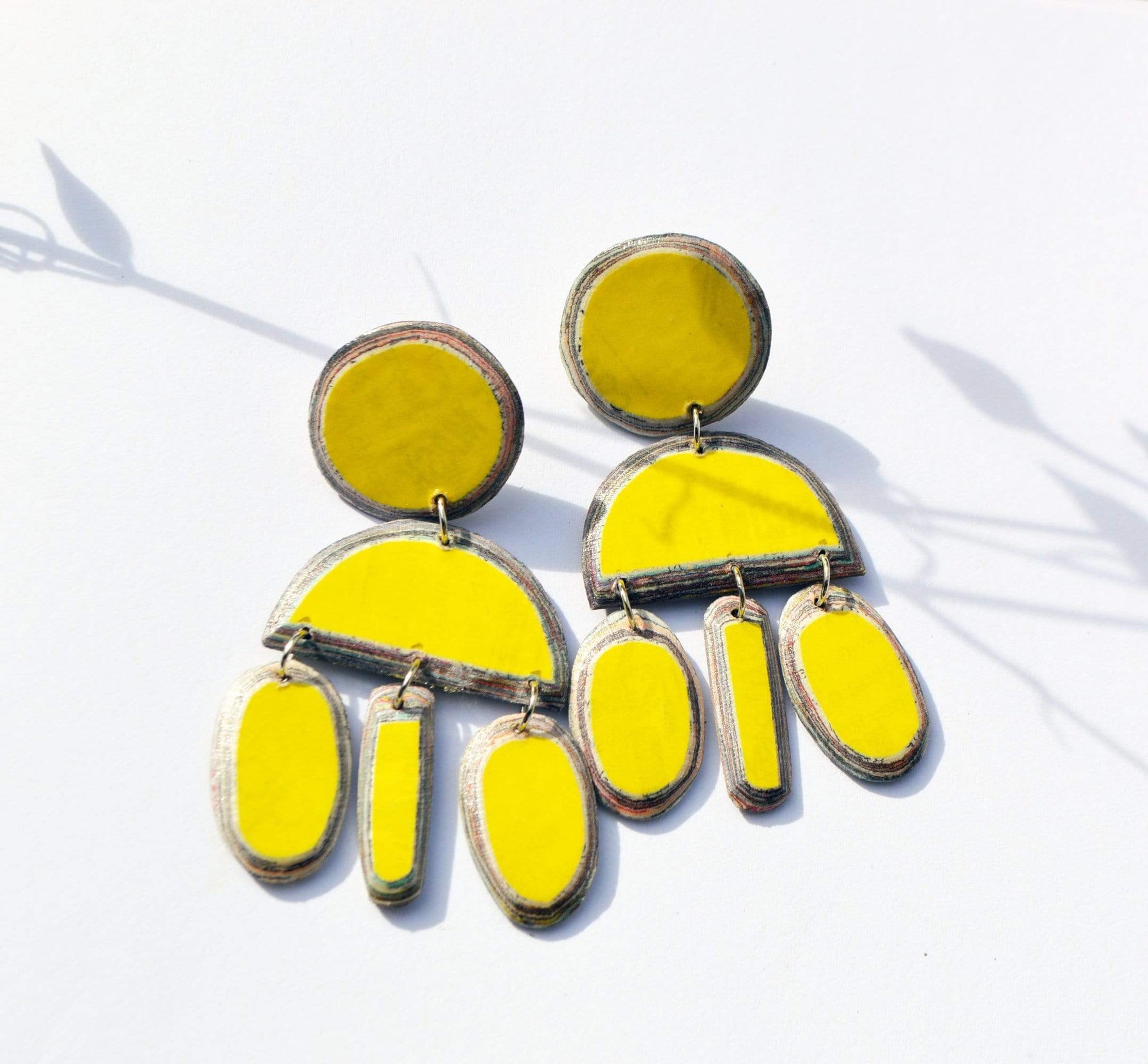 Quazi Design Earrings Yellow Nesta Earrings