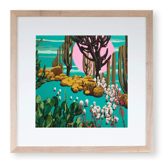 Rosie Reiter Print Cactus Garden Series No. 1 Giclee Print