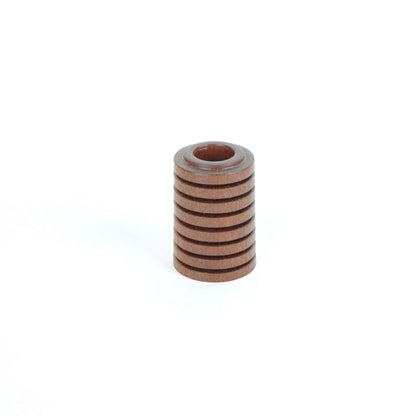 Something From The Turnery Candle Holder Short c Wooden Candle Holders - Sapele