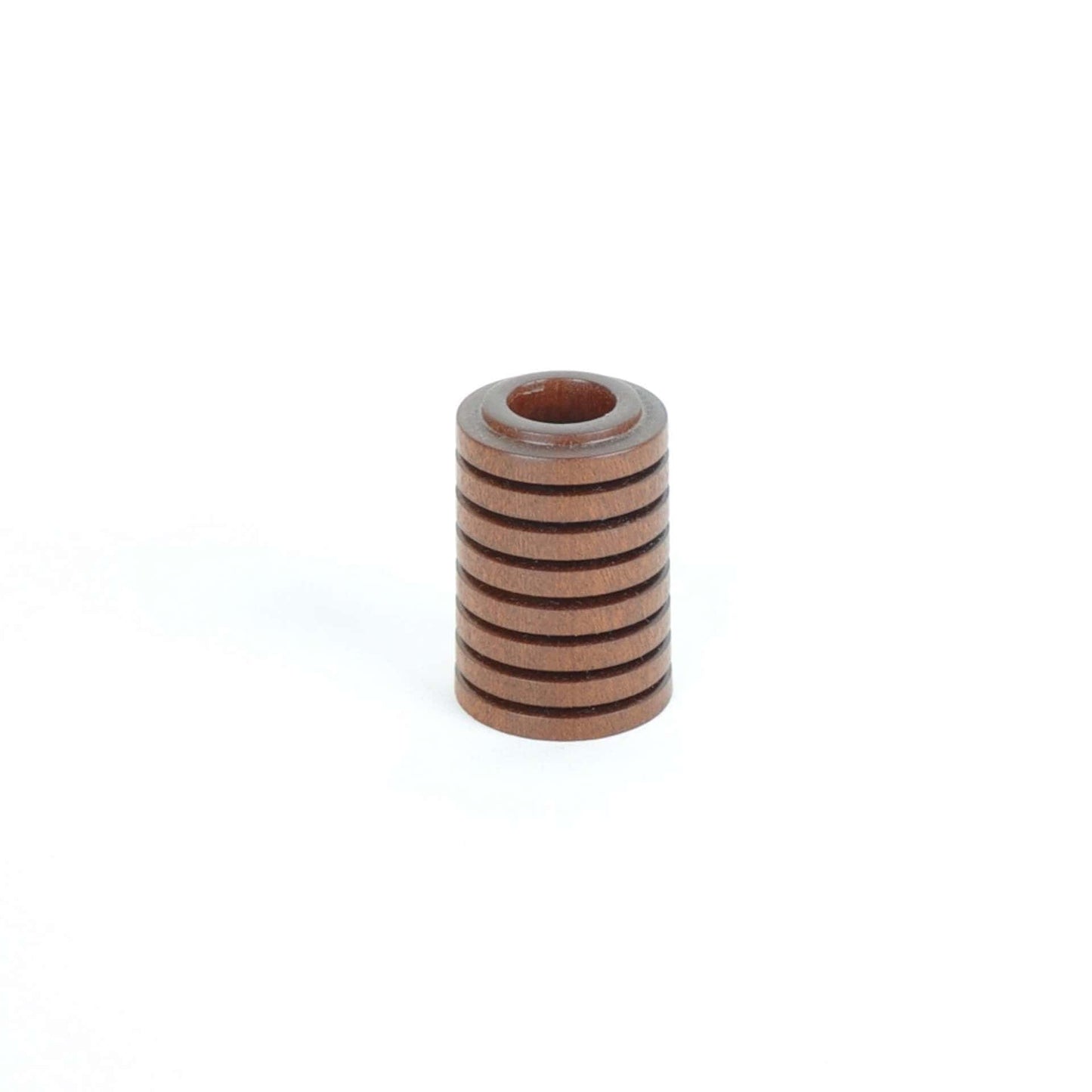 Something From The Turnery Candle Holder Short c Wooden Candle Holders - Sapele