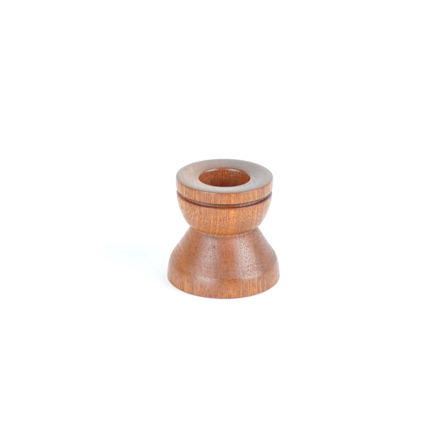 Something From The Turnery Candle Holder Wooden Candle Holders - Mahogany
