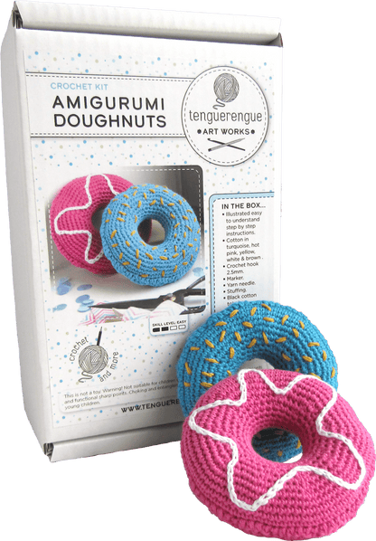 Tenguerengue Art & Craft Kits Crochet Kit : Doughnuts