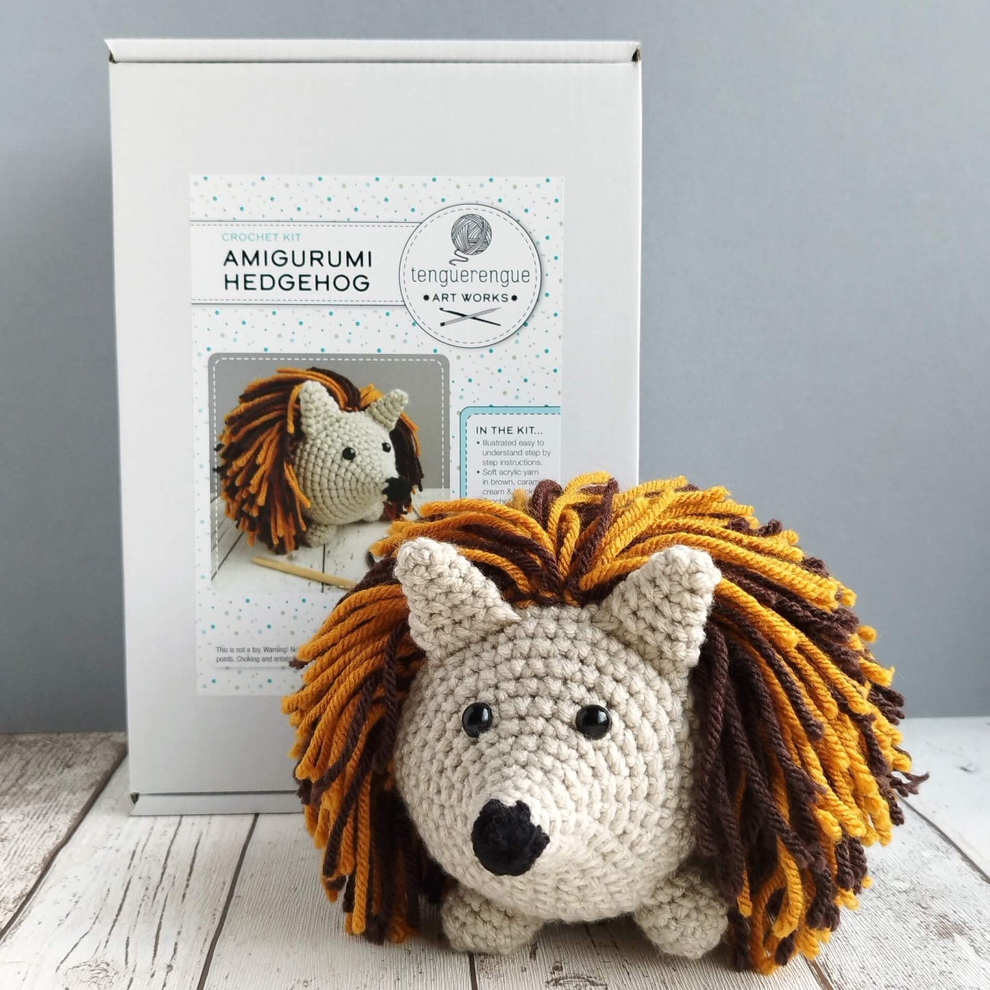 Crochet Kit: Hedgehog – PRIOR SHOP