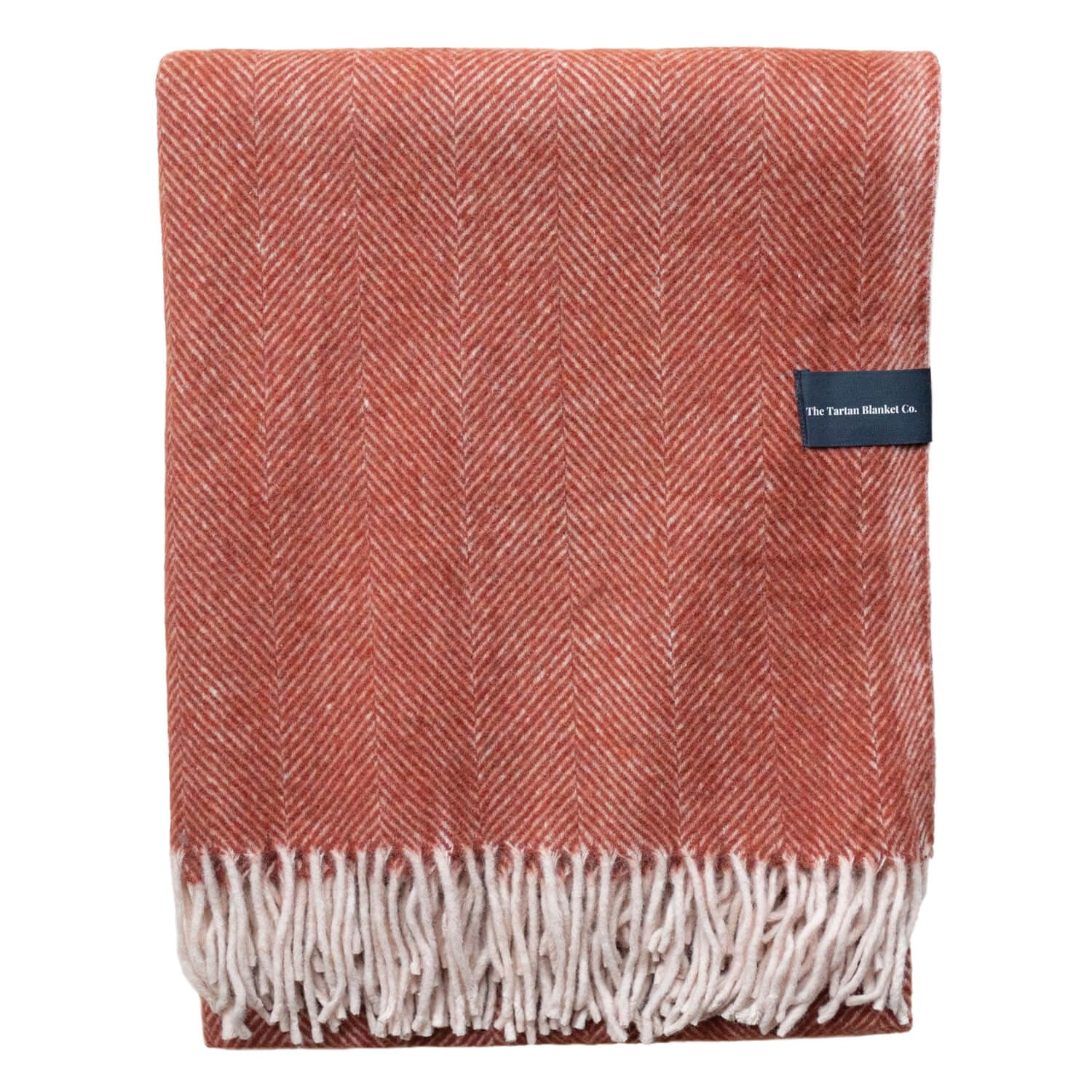 The Tartan Blanket Co Blankets Herringbone Recycled Wool Blanket (various colours)