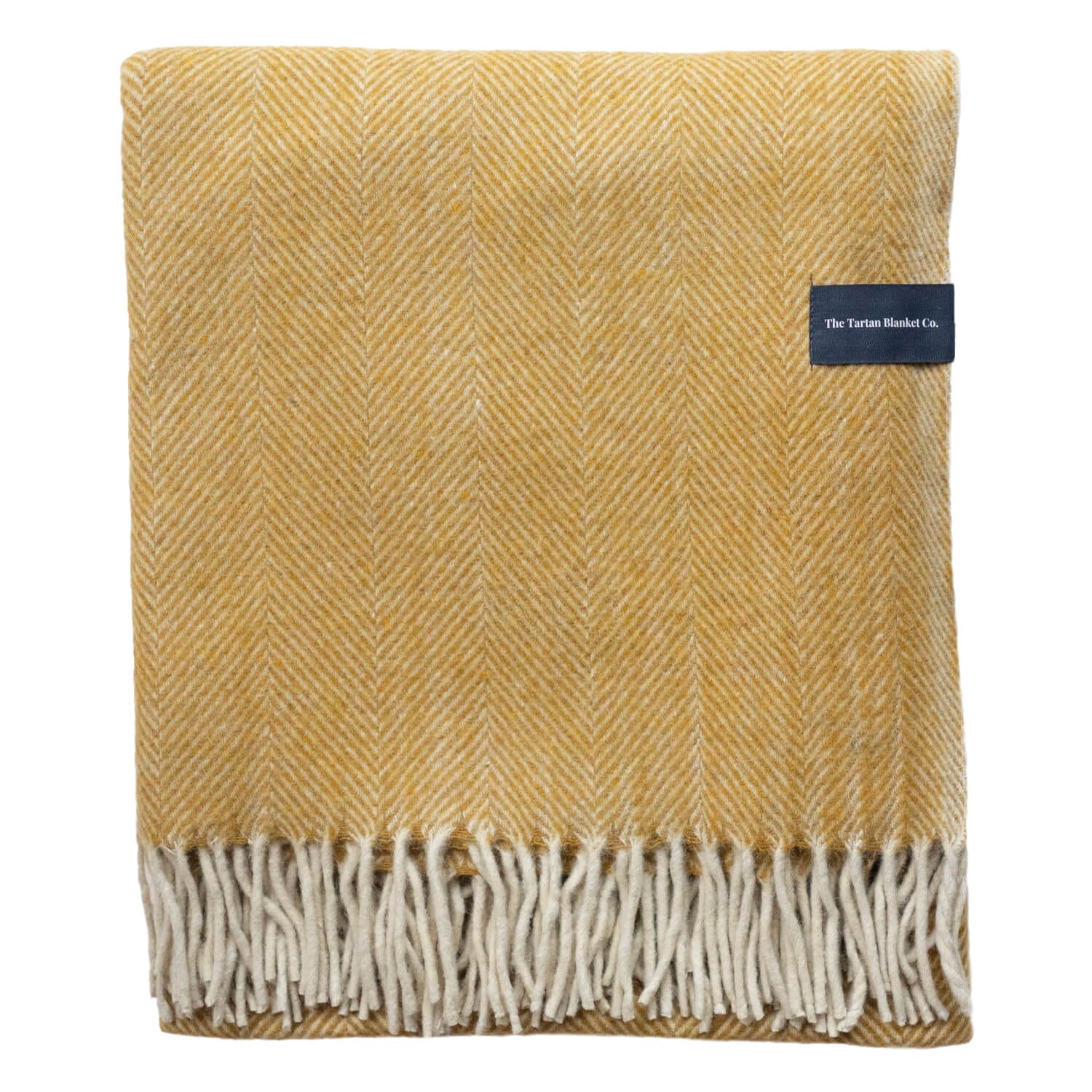 The Tartan Blanket Co Blankets Herringbone Recycled Wool Blanket (various colours)