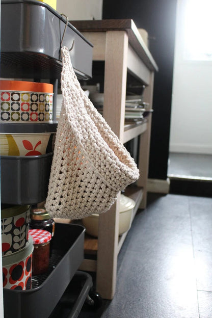 The Unraveling Hanging Storage Bag - Cotton