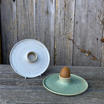 The Village Pottery Boiled Egg & Soldier Plate (various colours)