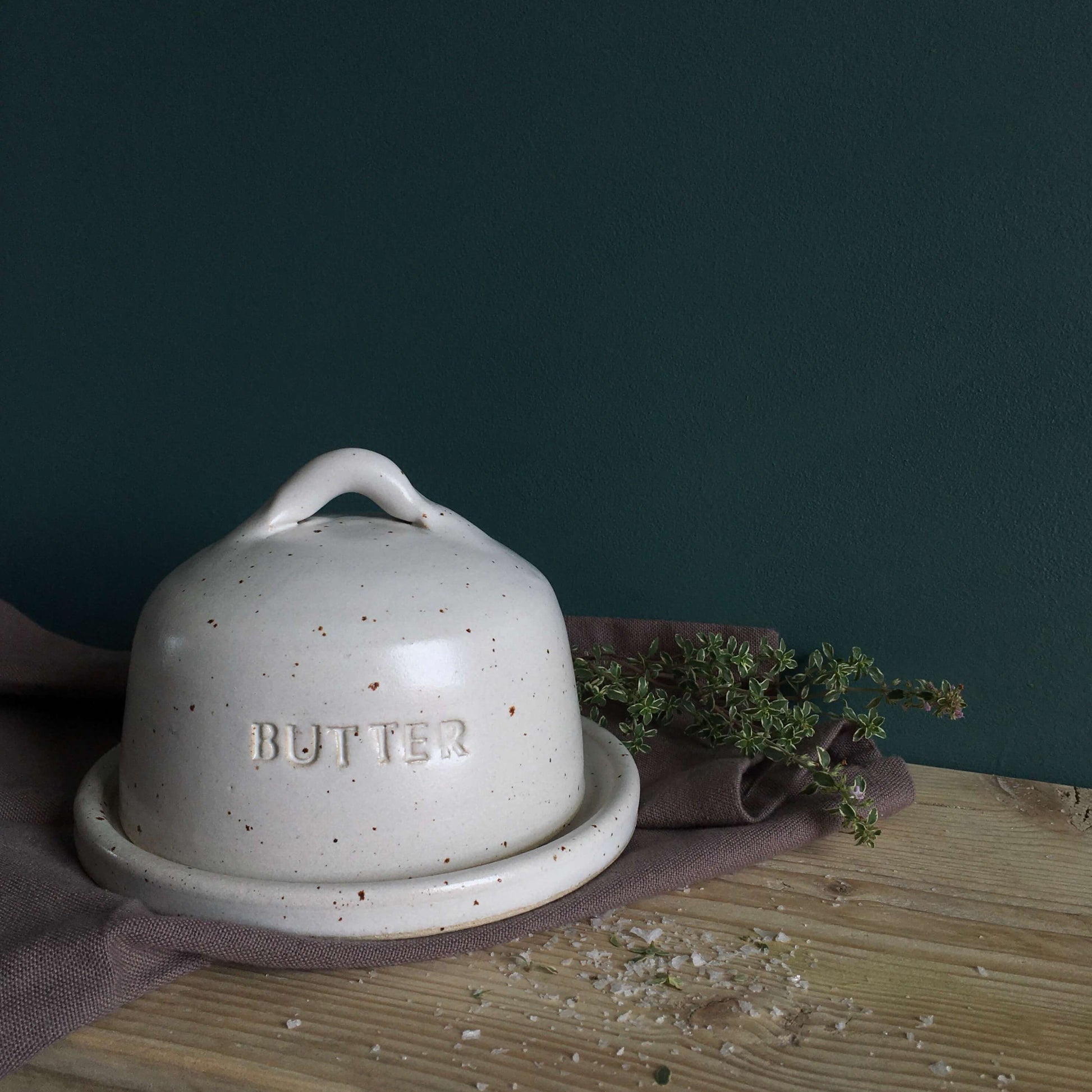 The Village Pottery Ceramic Butter Dish