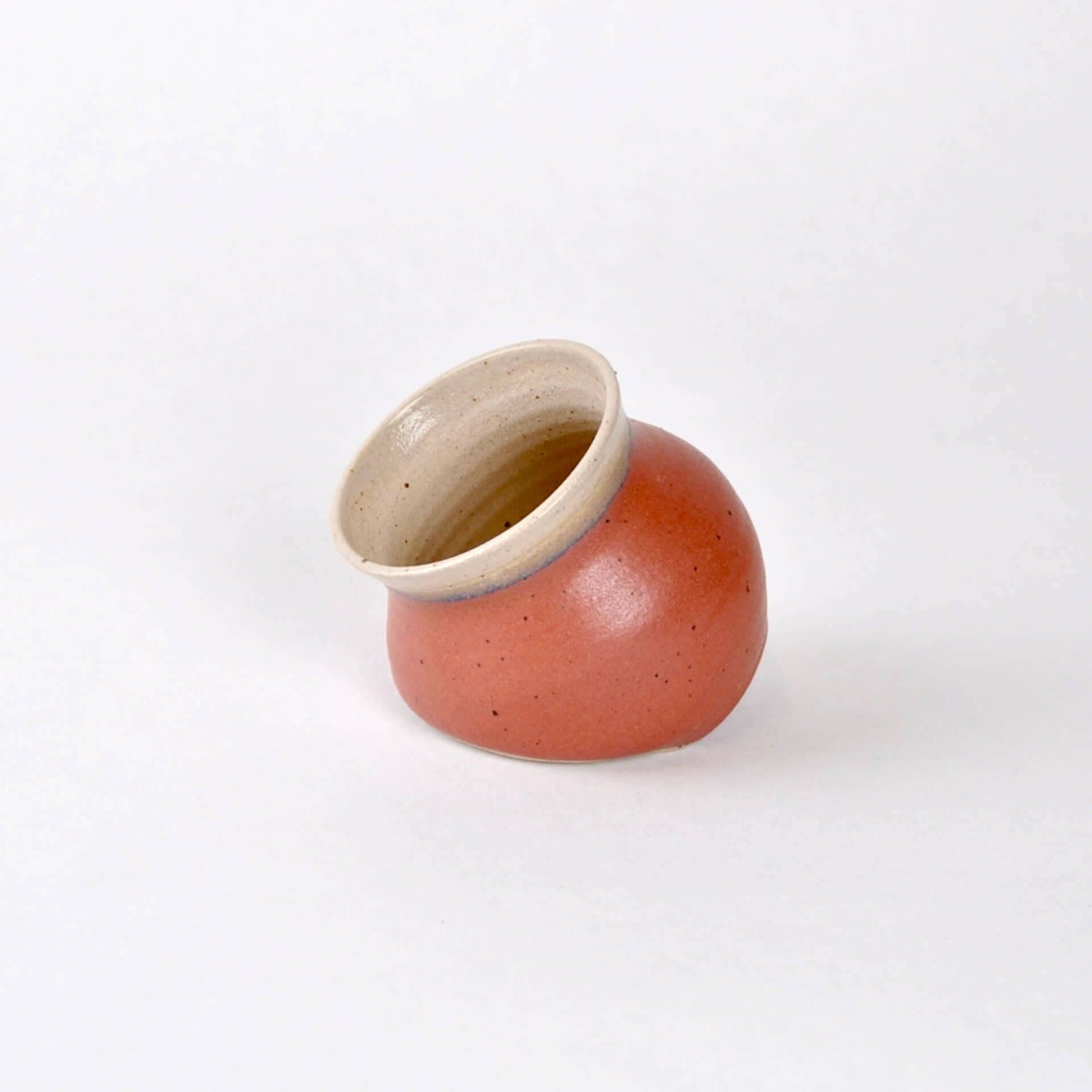 The Village Pottery Raspberry Rust Ceramic Salt Pig (6 colour options)
