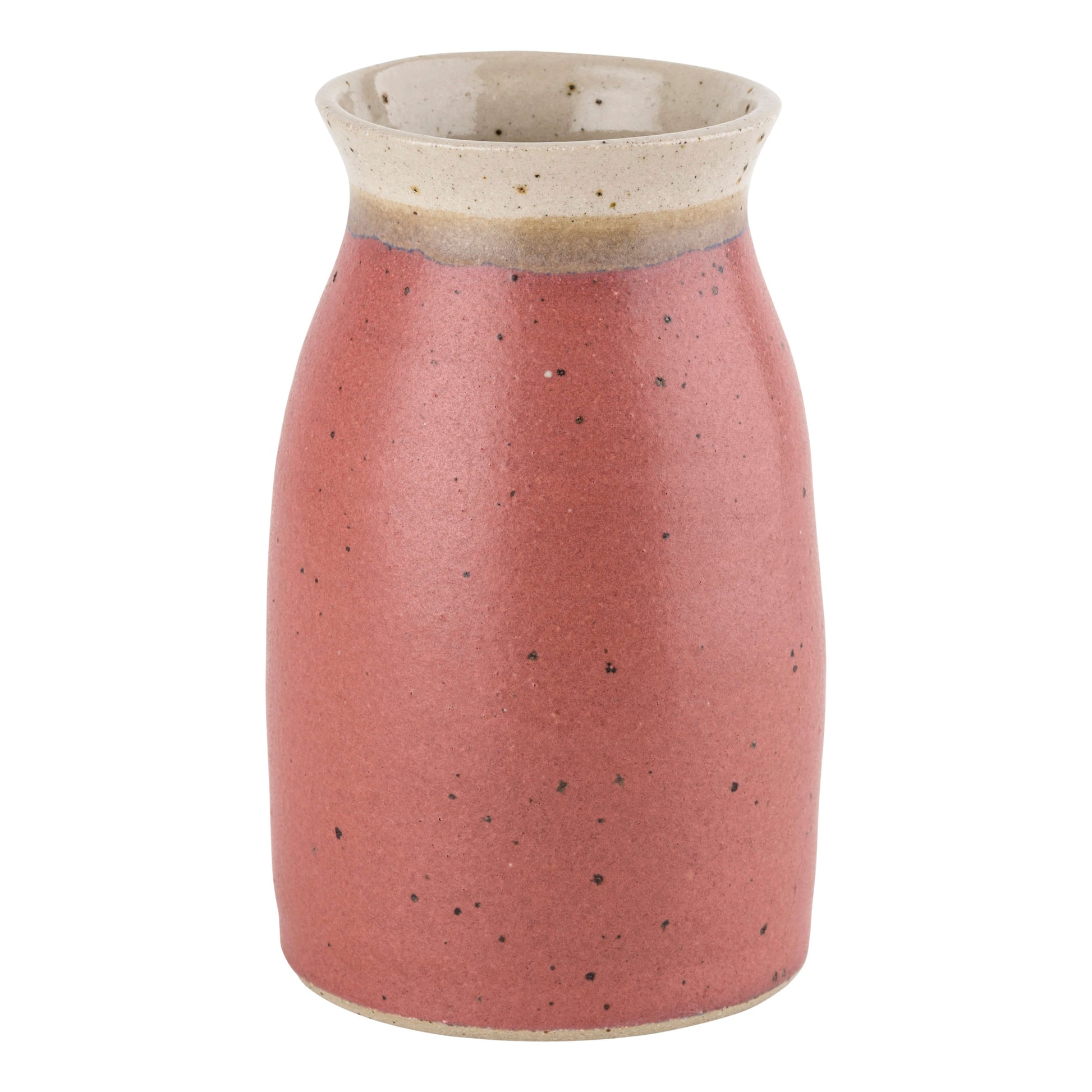 The Village Pottery Raspberry Rust Ceramic Vase - Medium (6 colour options)