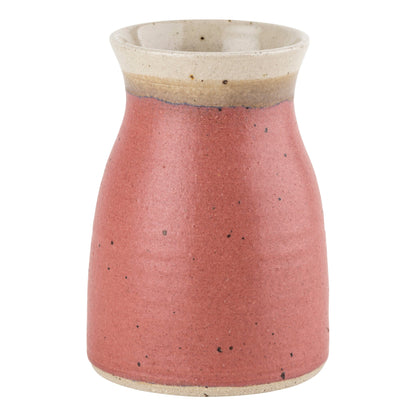 The Village Pottery Raspberry Rust Posy Vase (5 colour options)