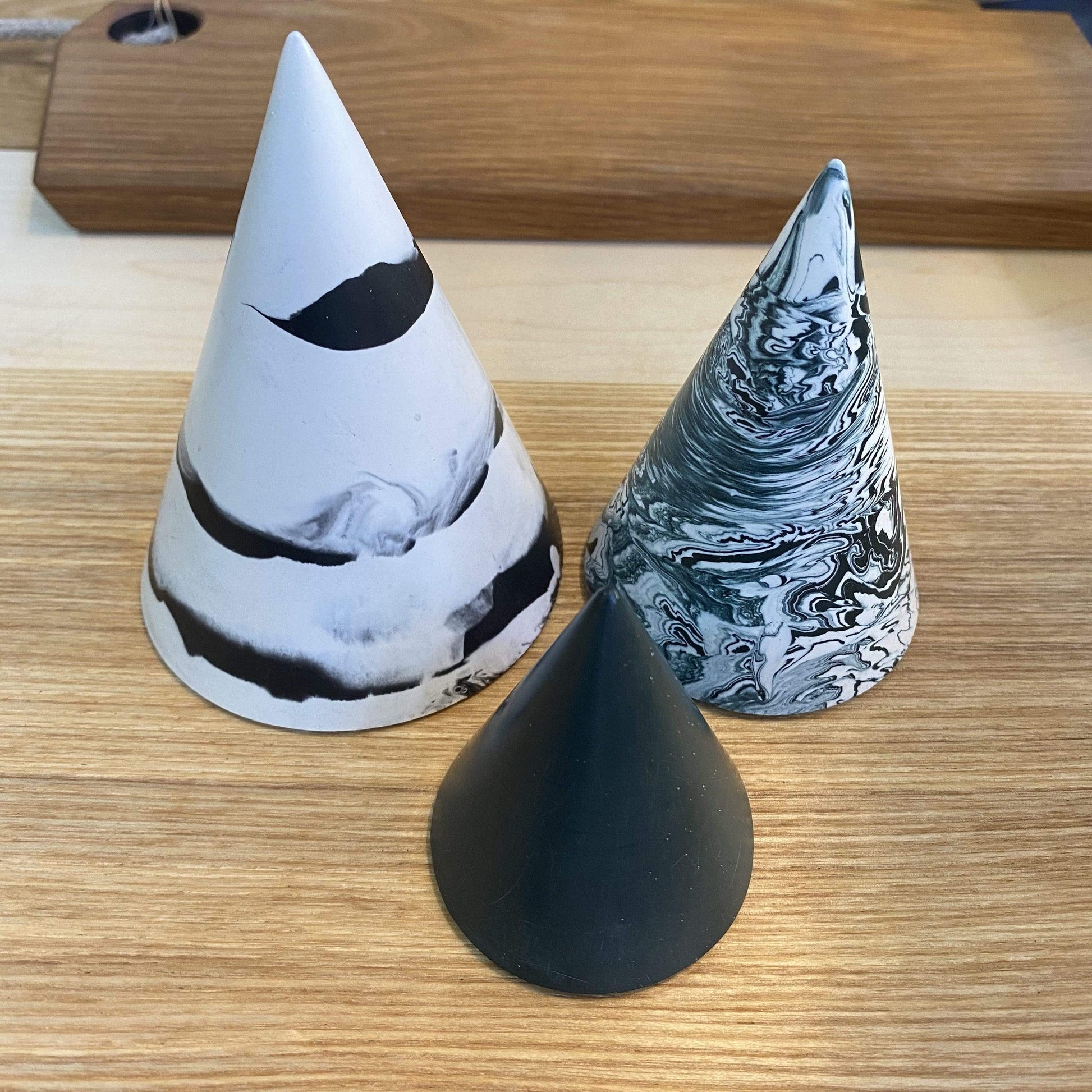 Tip Studio Cones Jesmonite Cones  (various sizes and patterns)