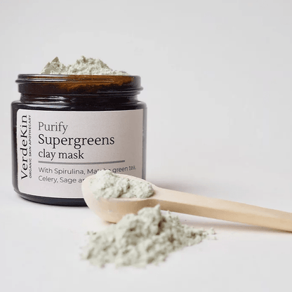 Skincare Purifying Supergreens Clay Mask homeware shops bristol gift shops bristol VerdeKin