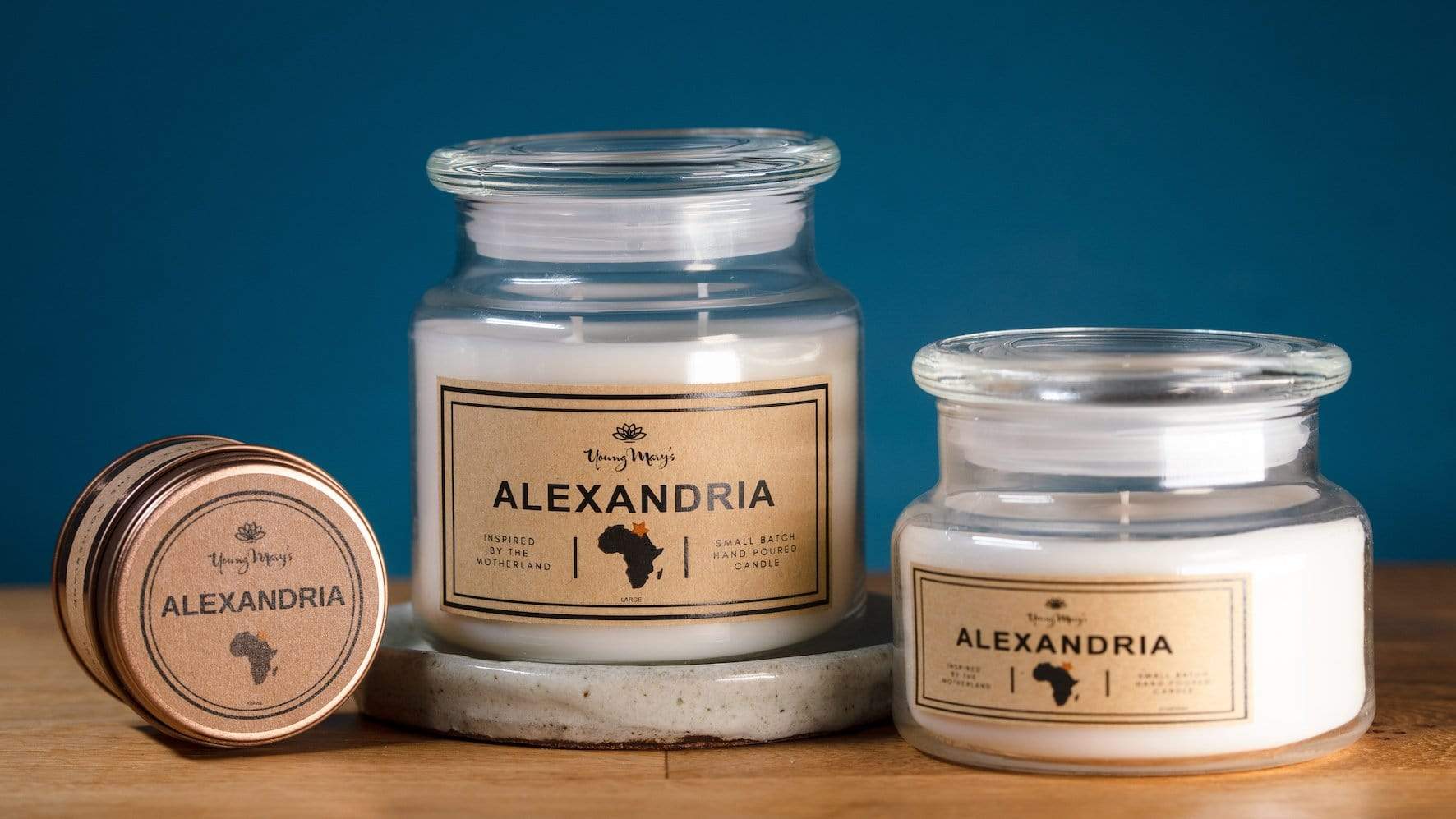 Young Mary's Candle Alexandria Candle (various sizes)