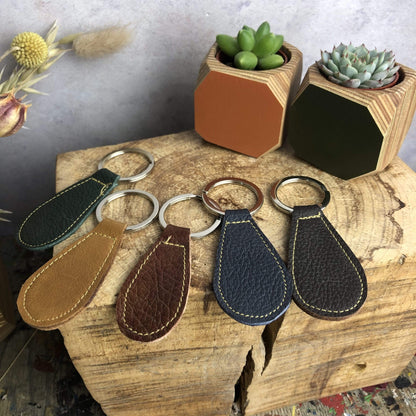 Zoe Dunn Designs Key Rings Leather Key Rings (various colours)